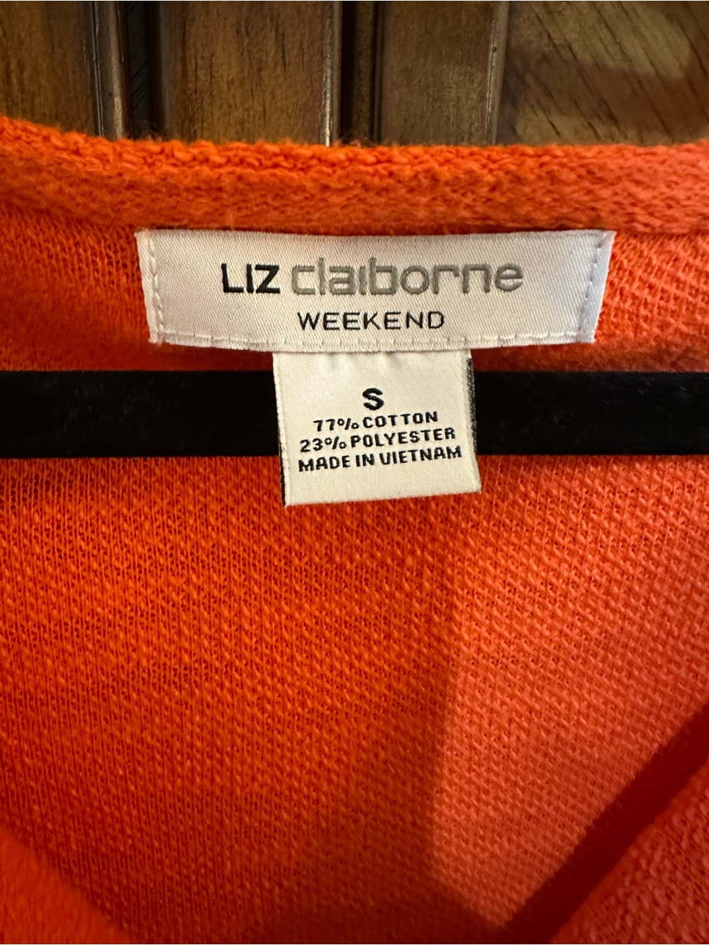 Liz Claiborne Weekend Orange Knit Top - Picture 5 of 8